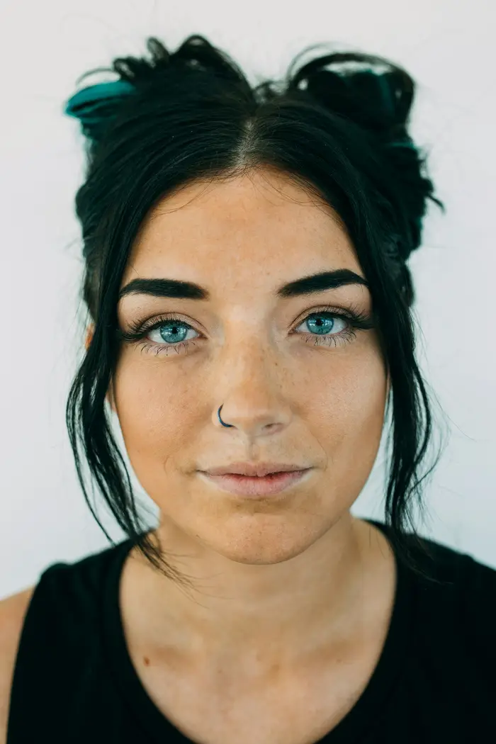Portret van Sanne, close-up